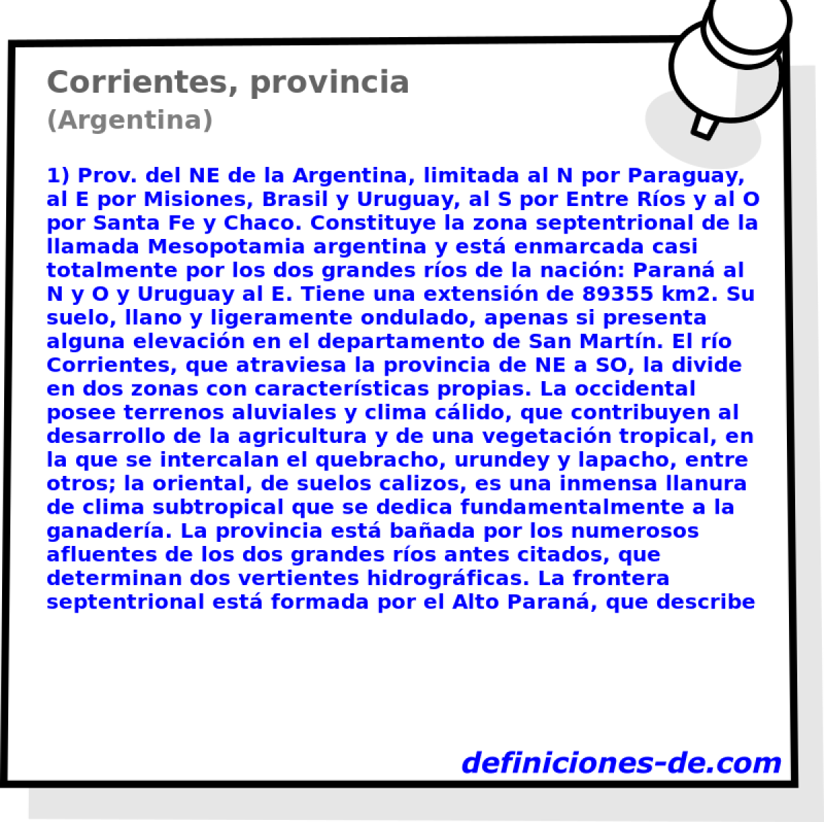 Corrientes, provincia (Argentina)