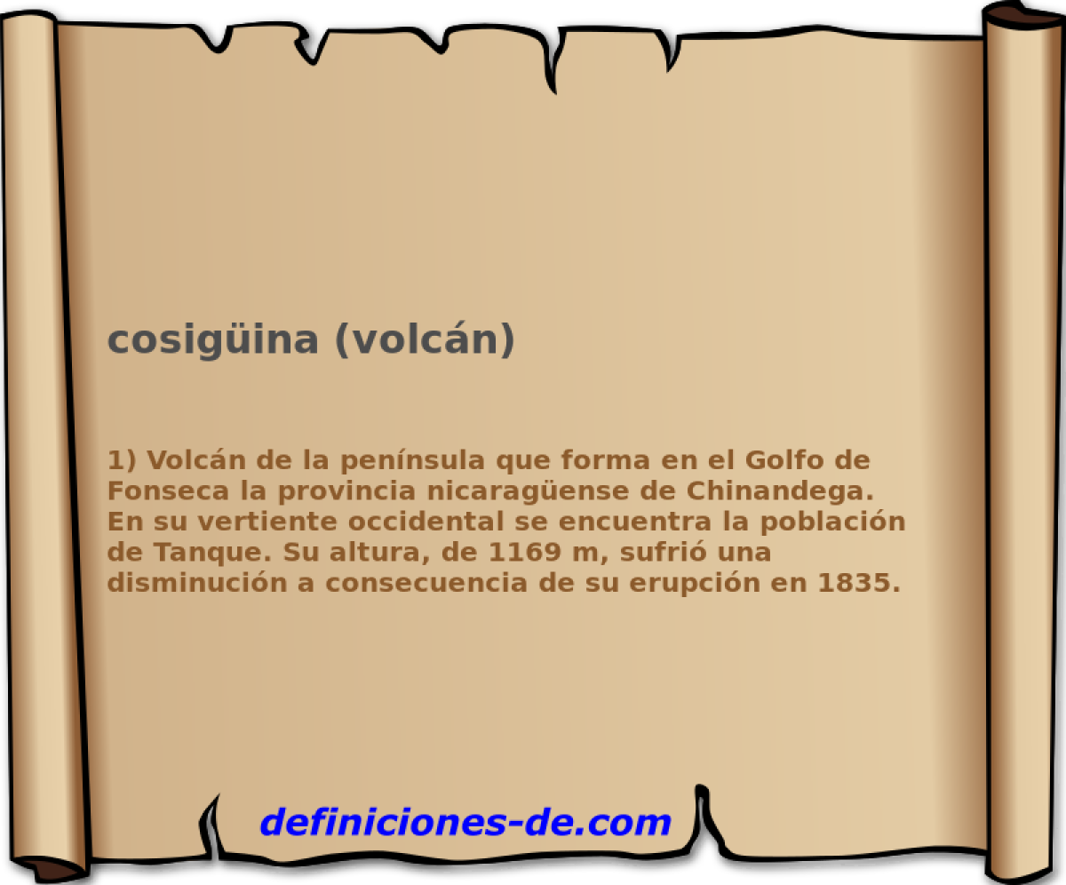 cosigina (volcn) 