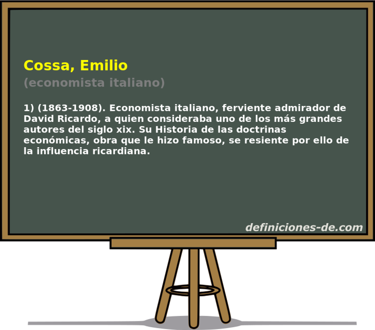 Cossa, Emilio (economista italiano)