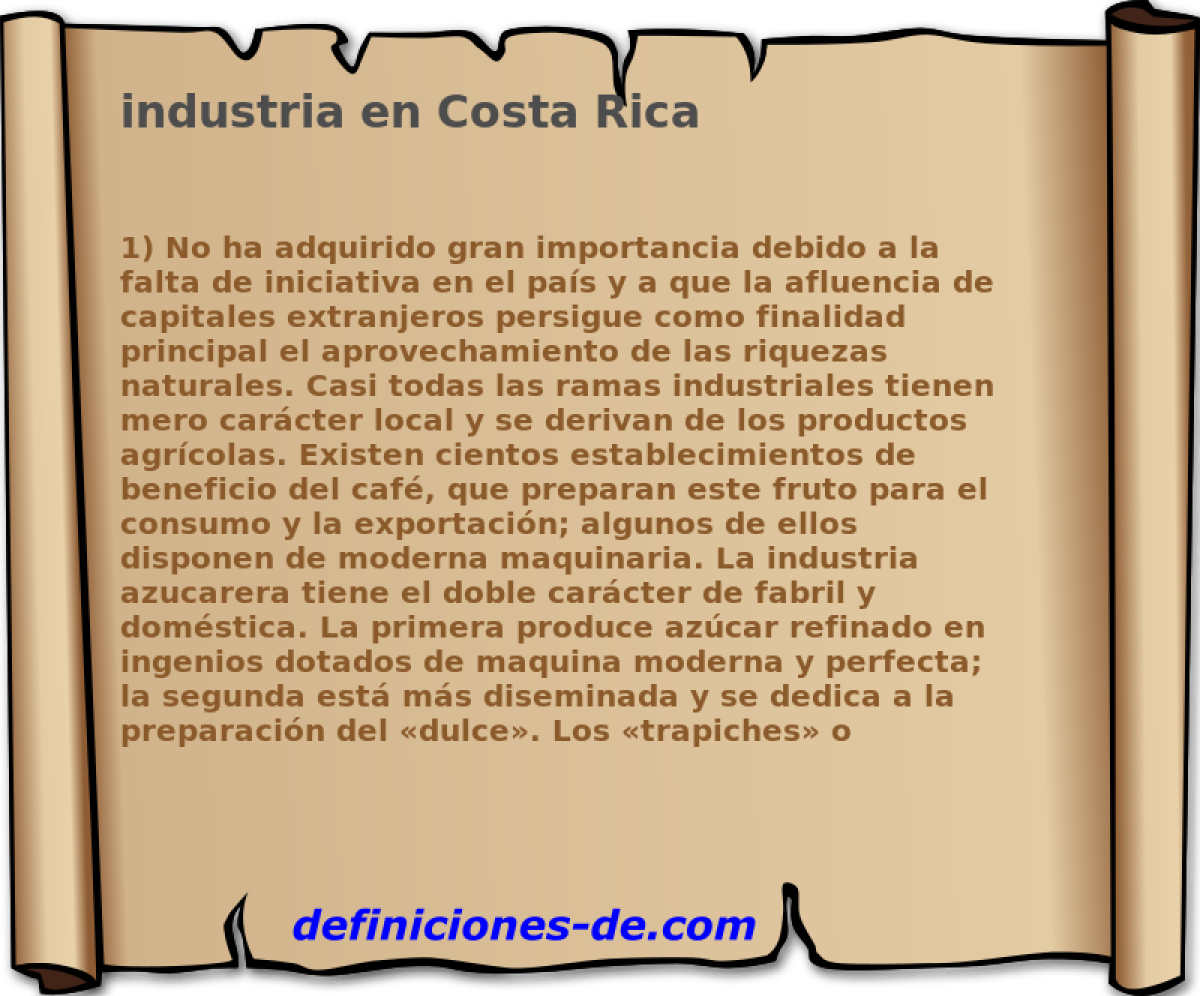 industria en Costa Rica 