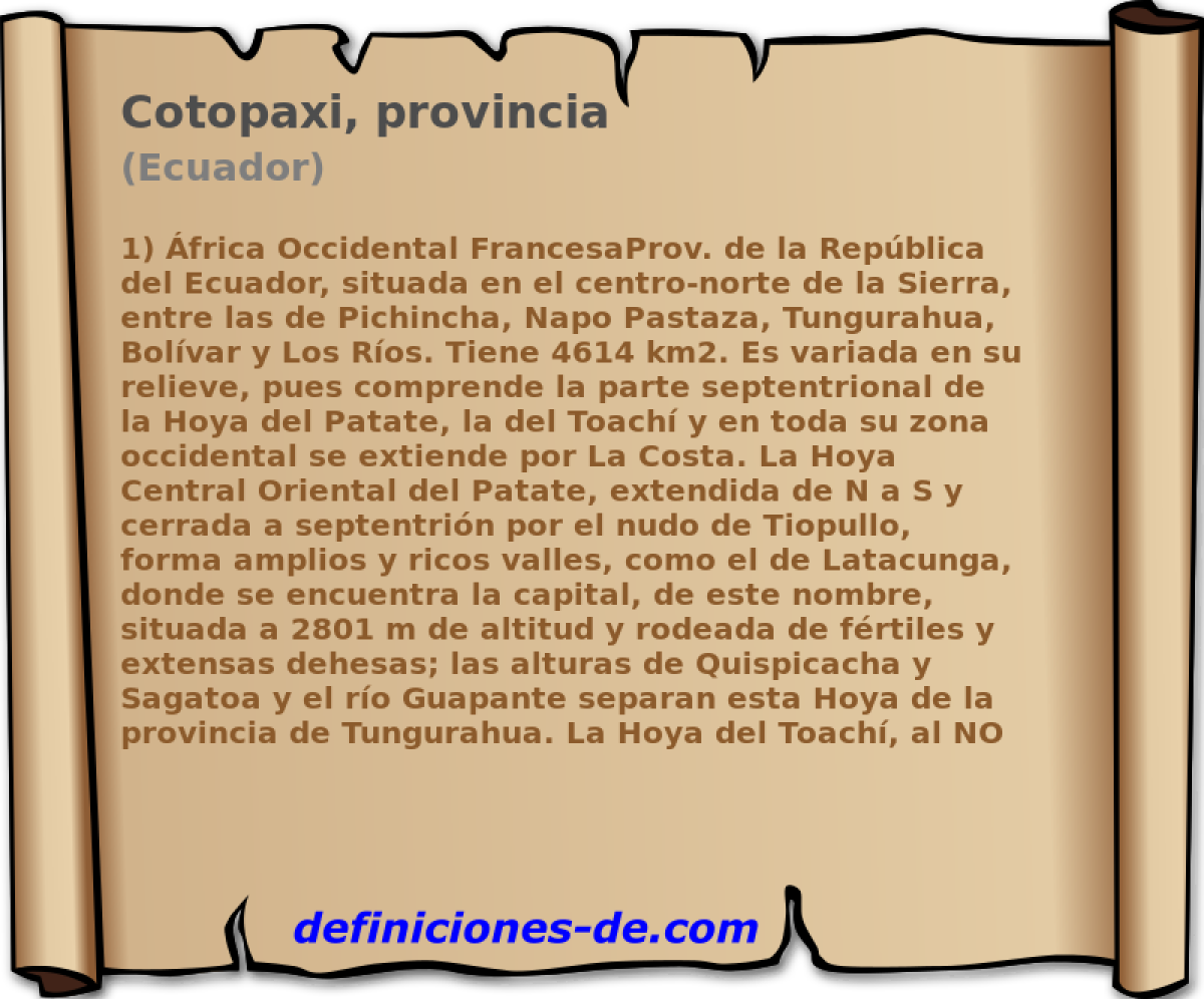 Cotopaxi, provincia (Ecuador)