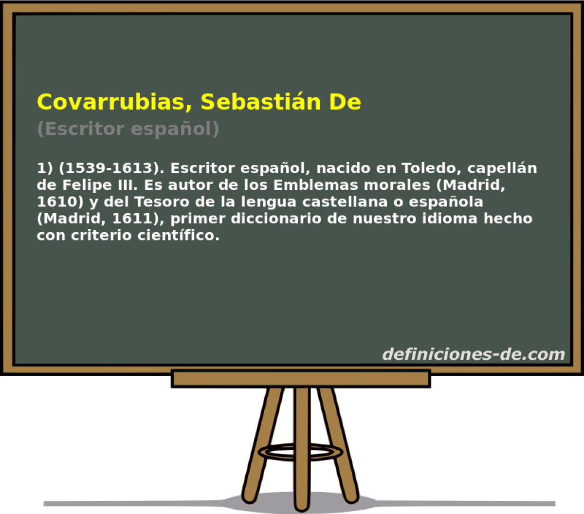 Covarrubias, Sebastin De (Escritor espaol)