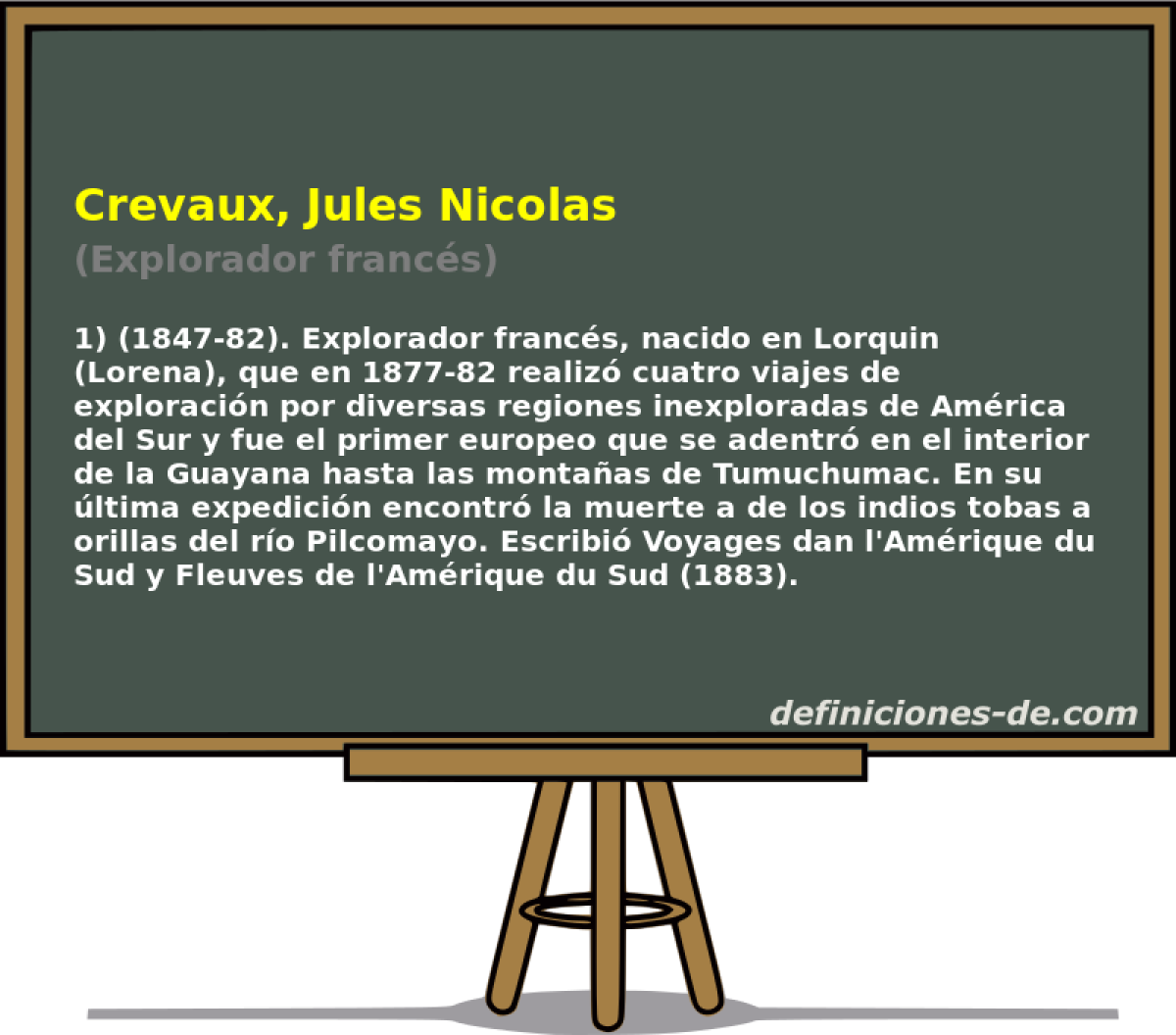 Crevaux, Jules Nicolas (Explorador francs)