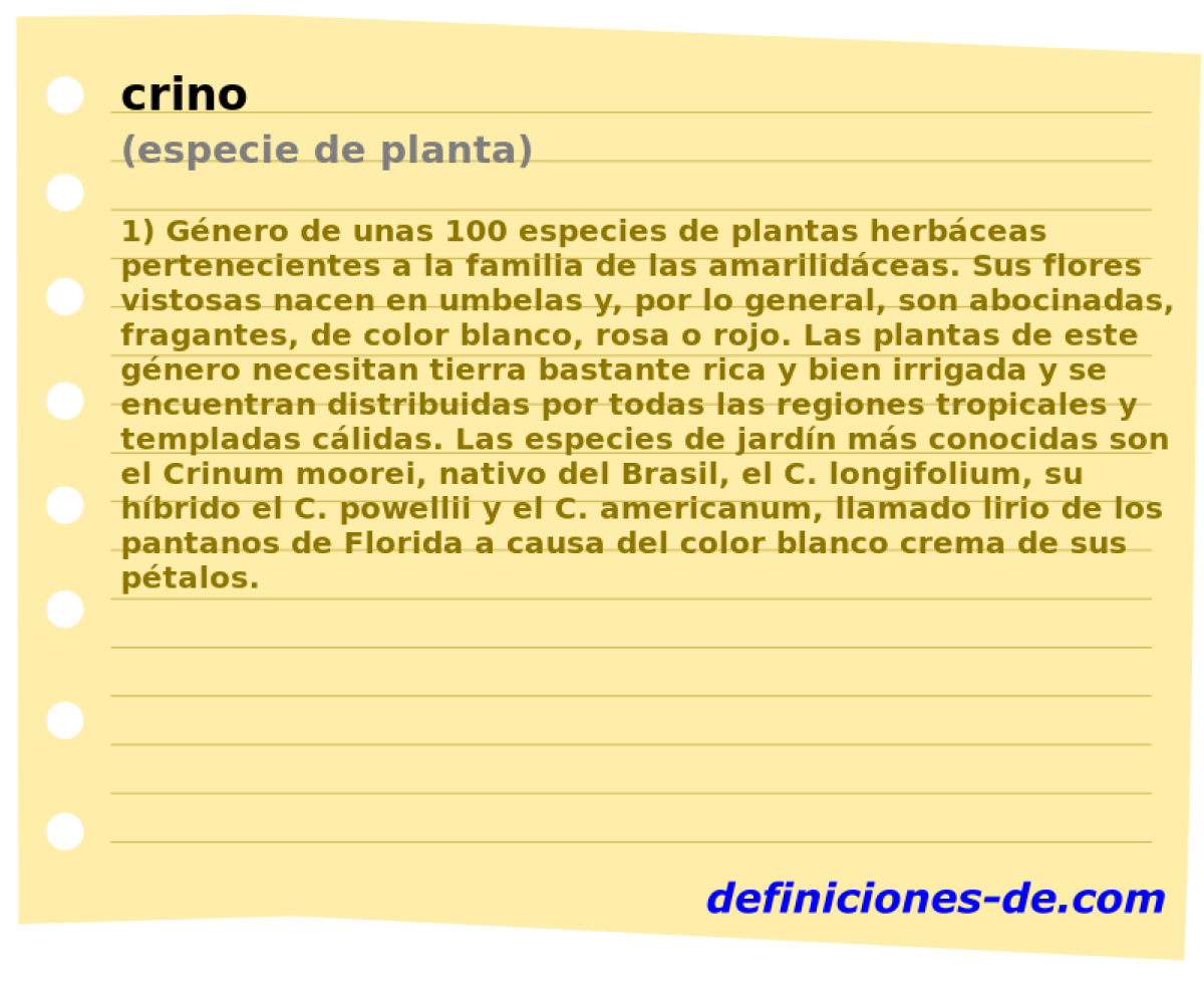 crino (especie de planta)