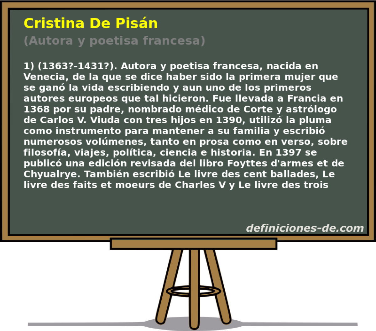 Cristina De Pisn (Autora y poetisa francesa)