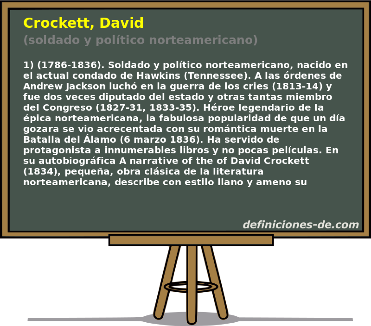 Crockett, David (soldado y poltico norteamericano)