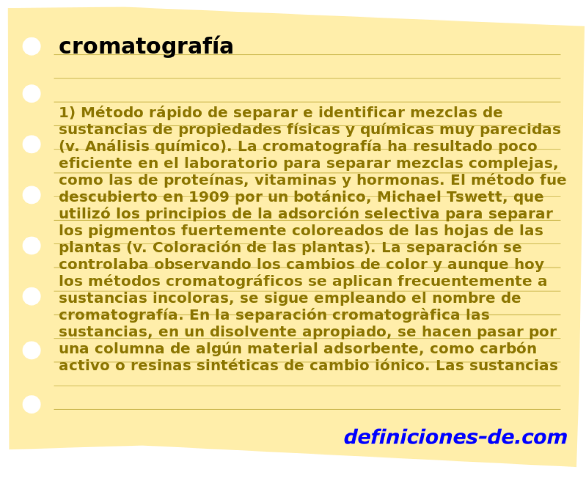 cromatografa 
