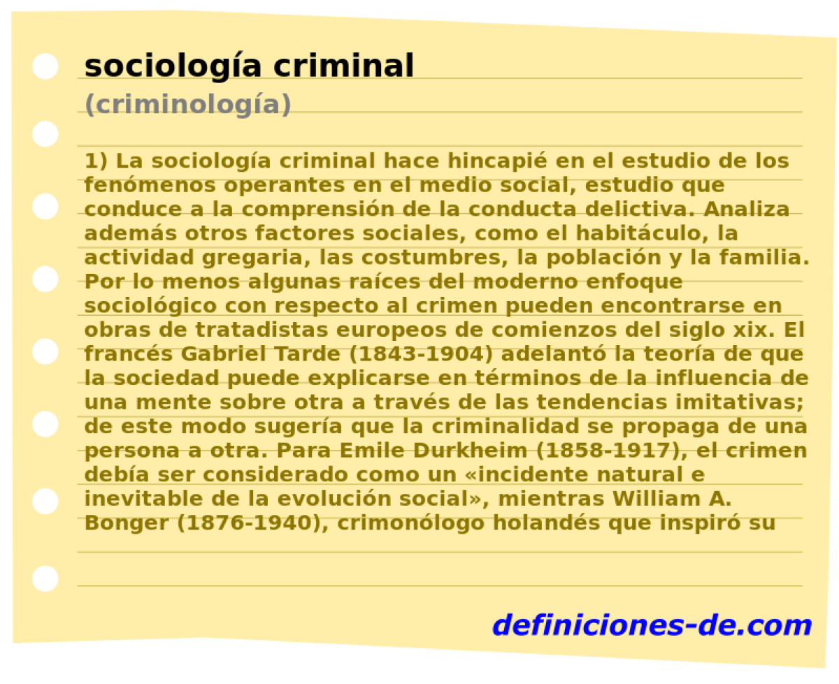 sociologa criminal (criminologa)