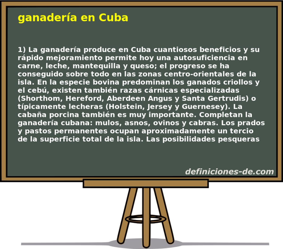 ganadera en Cuba 