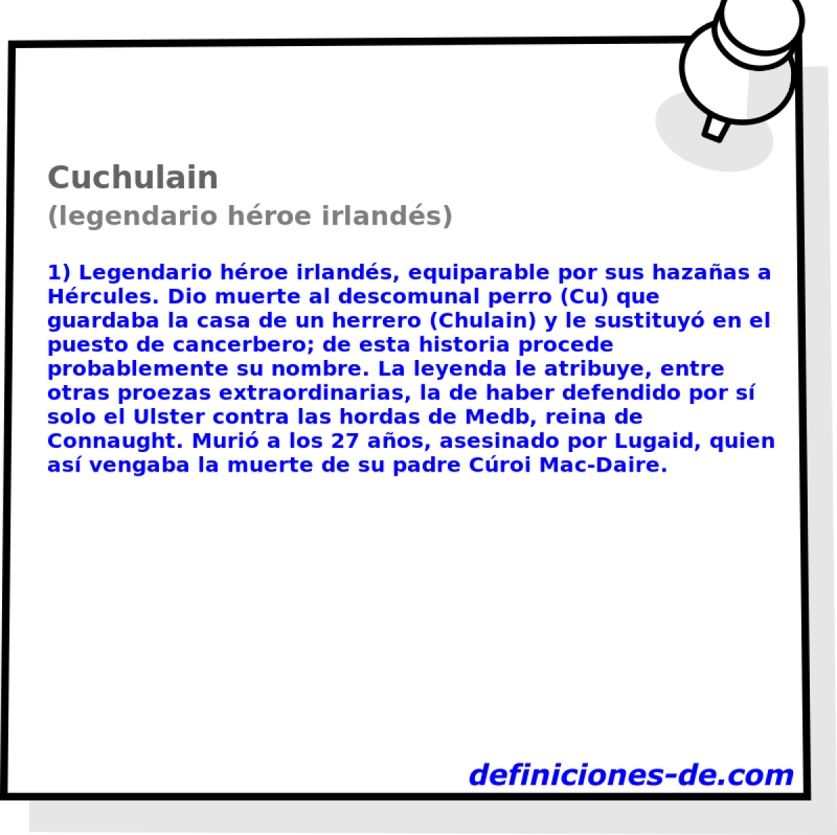 Cuchulain (legendario hroe irlands)