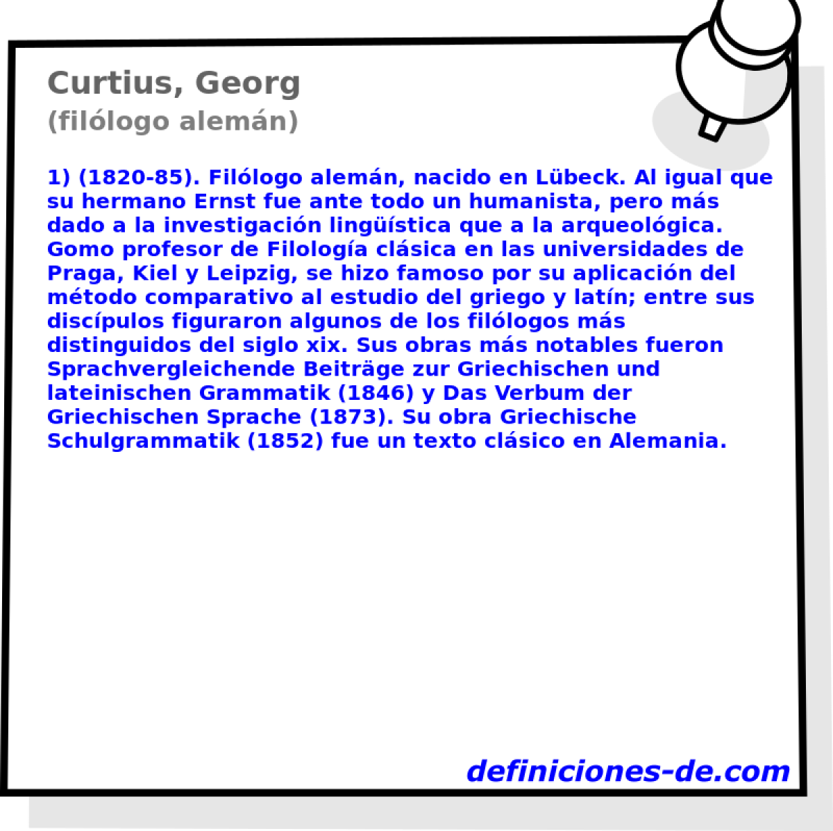 Curtius, Georg (fillogo alemn)