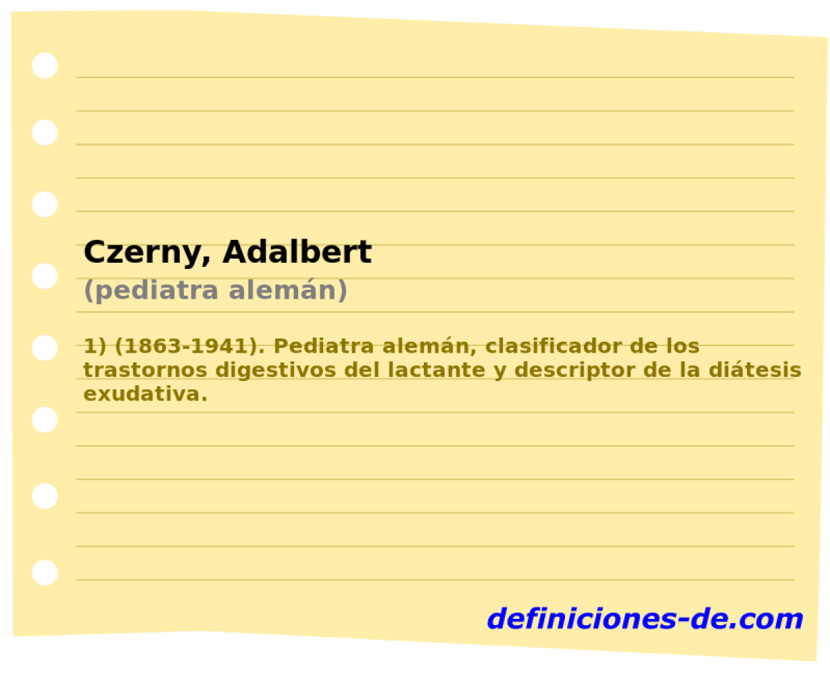 Czerny, Adalbert (pediatra alemn)