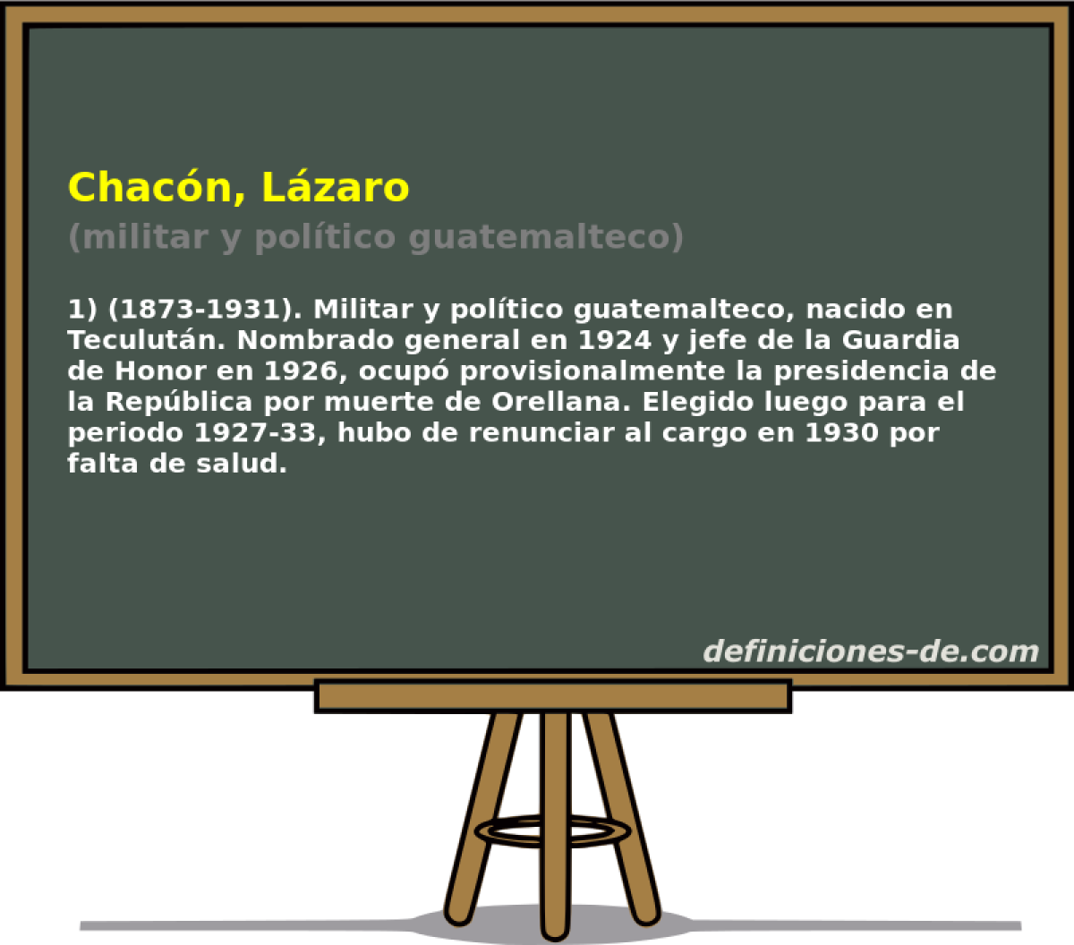 Chacn, Lzaro (militar y poltico guatemalteco)