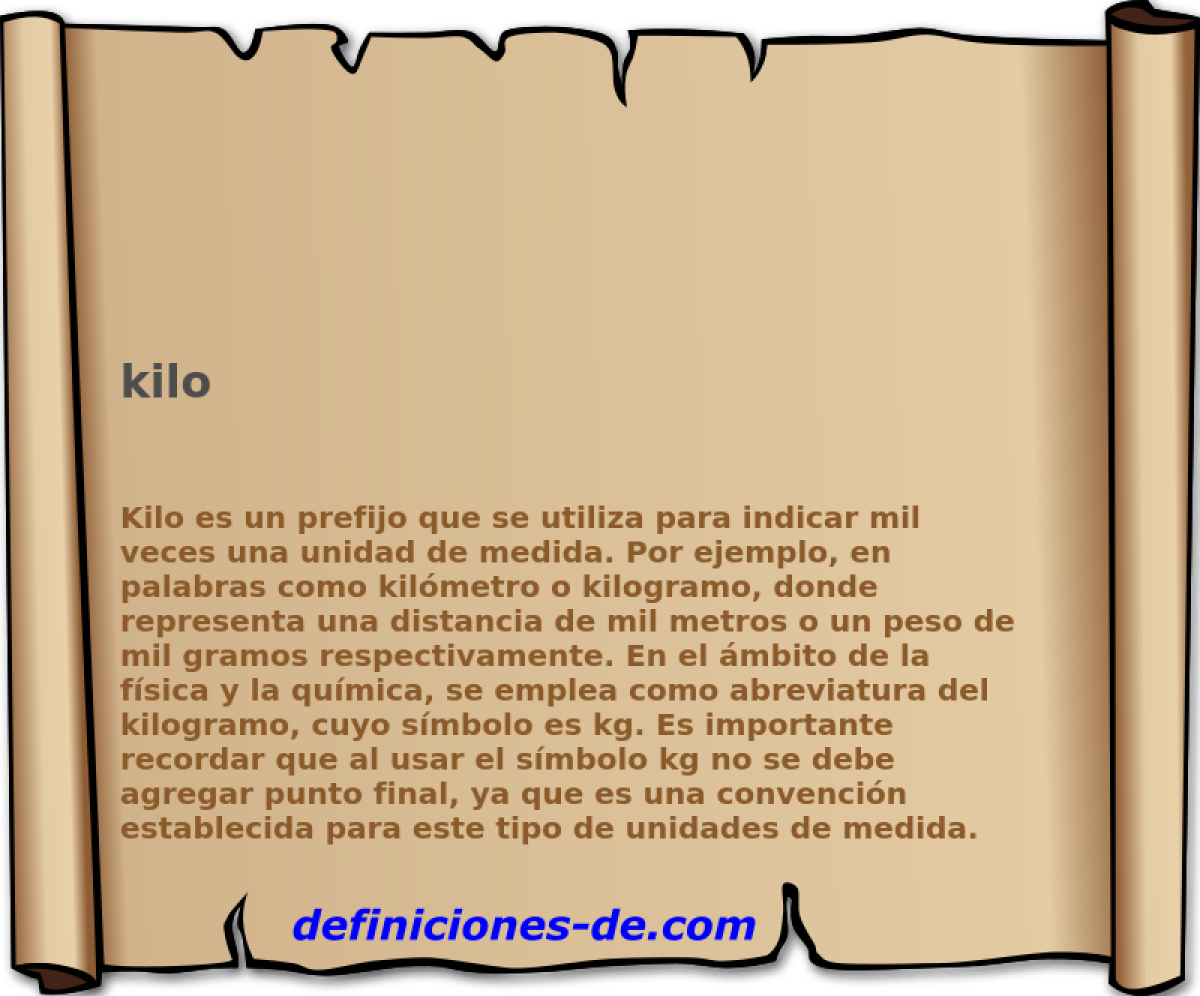 kilo 