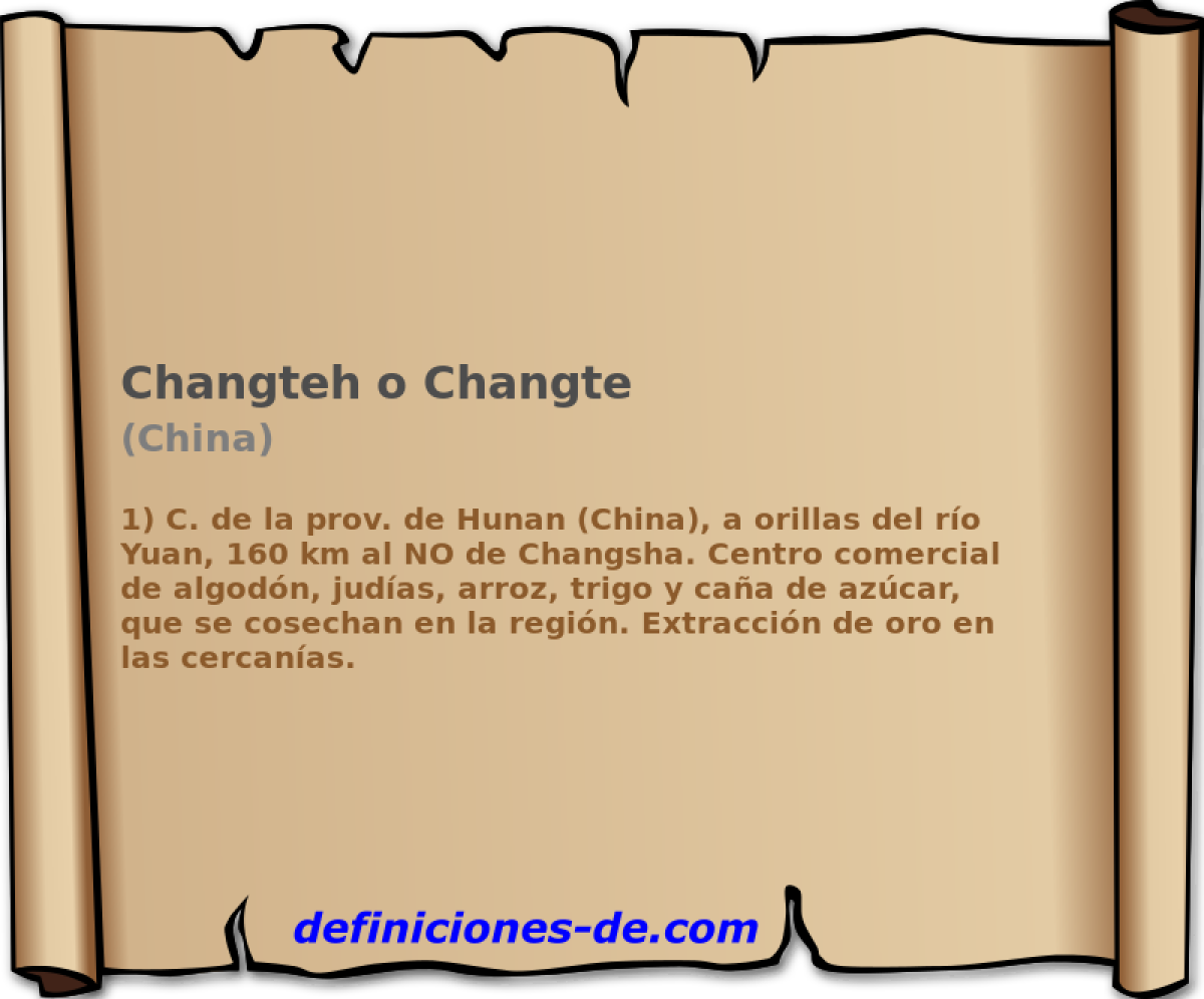 Changteh o Changte (China)