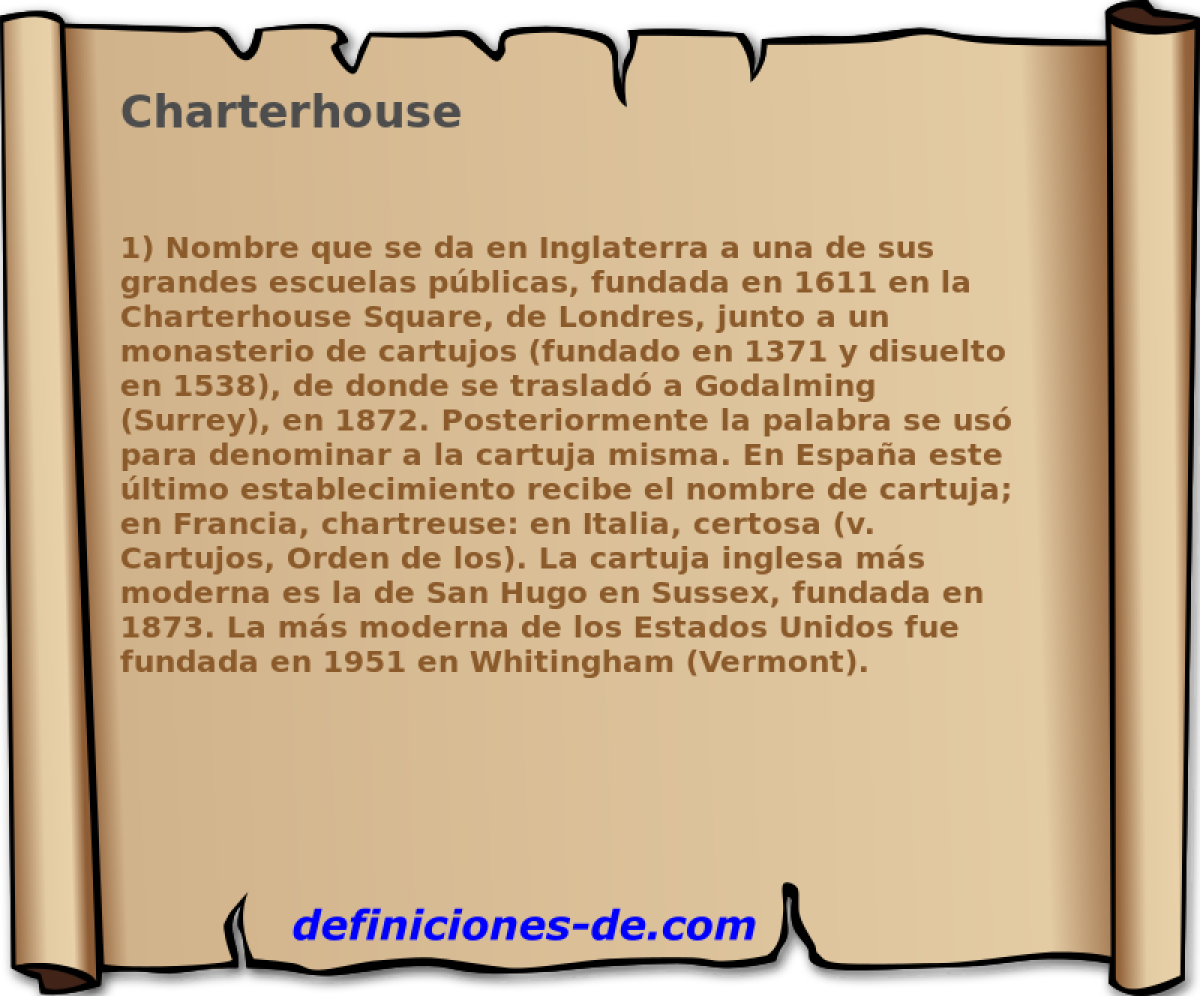 Charterhouse 
