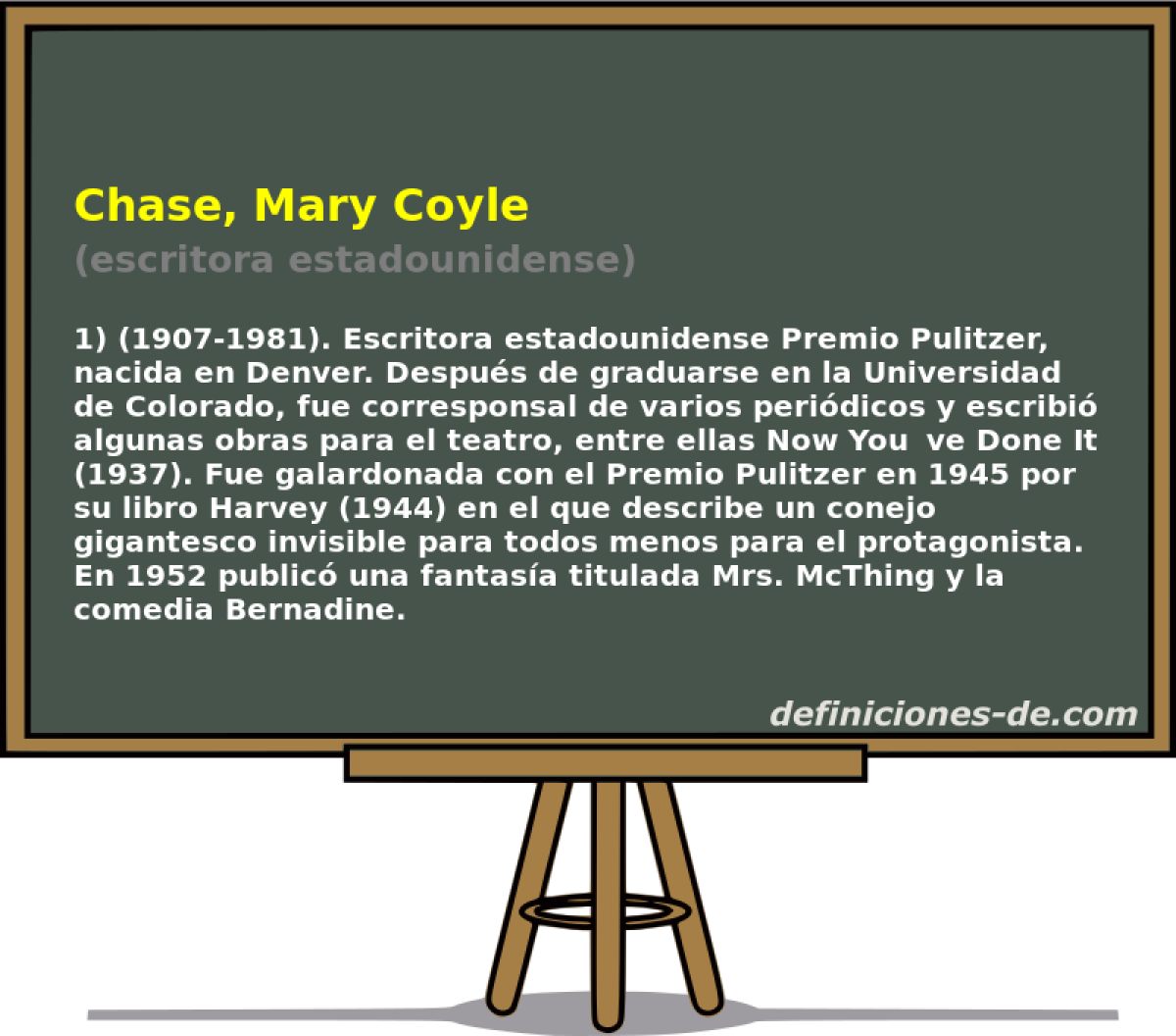 Chase, Mary Coyle (escritora estadounidense)