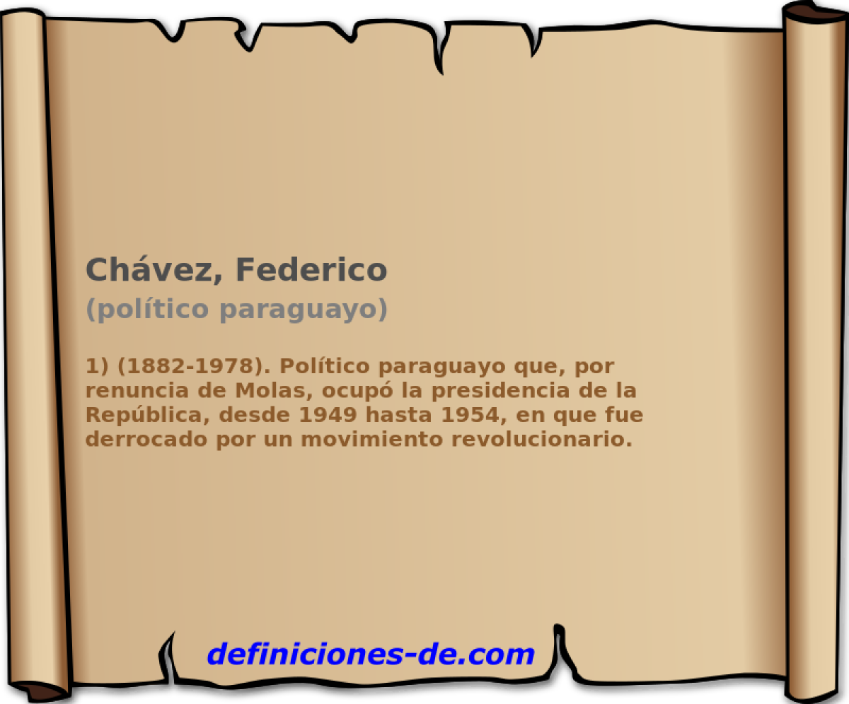 Chvez, Federico (poltico paraguayo)