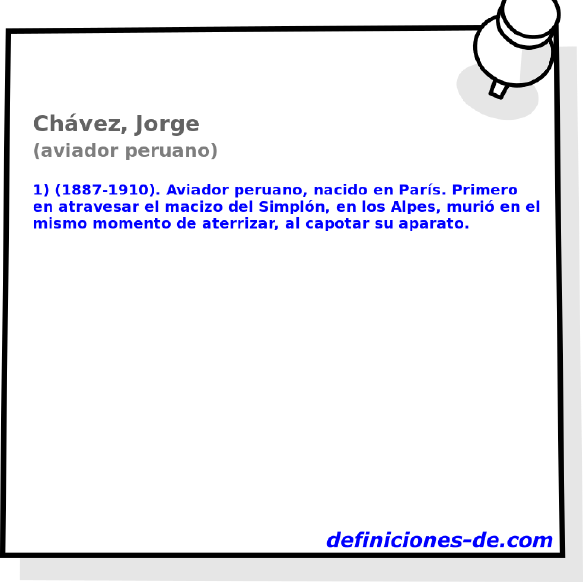 Chvez, Jorge (aviador peruano)