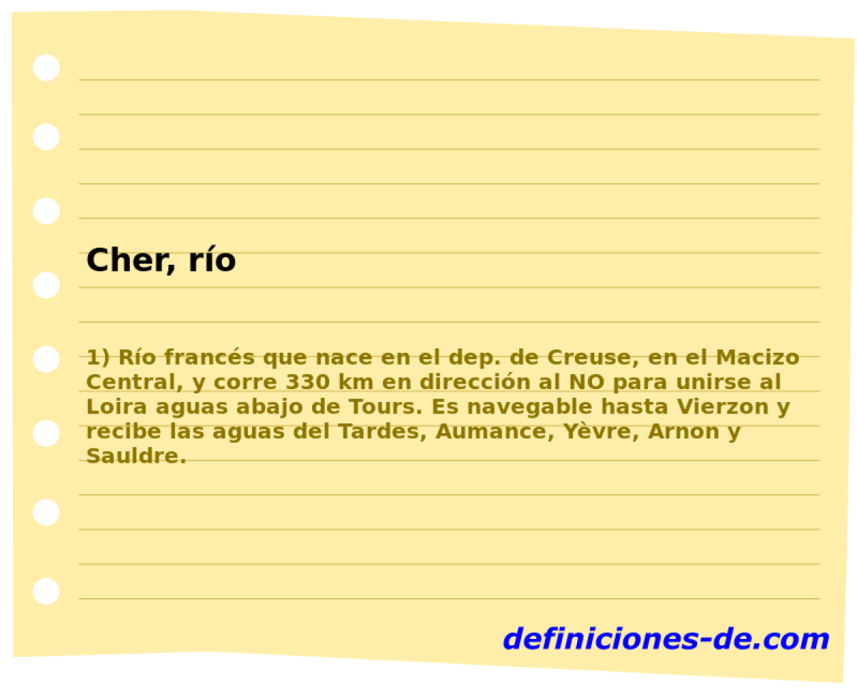 Cher, ro 