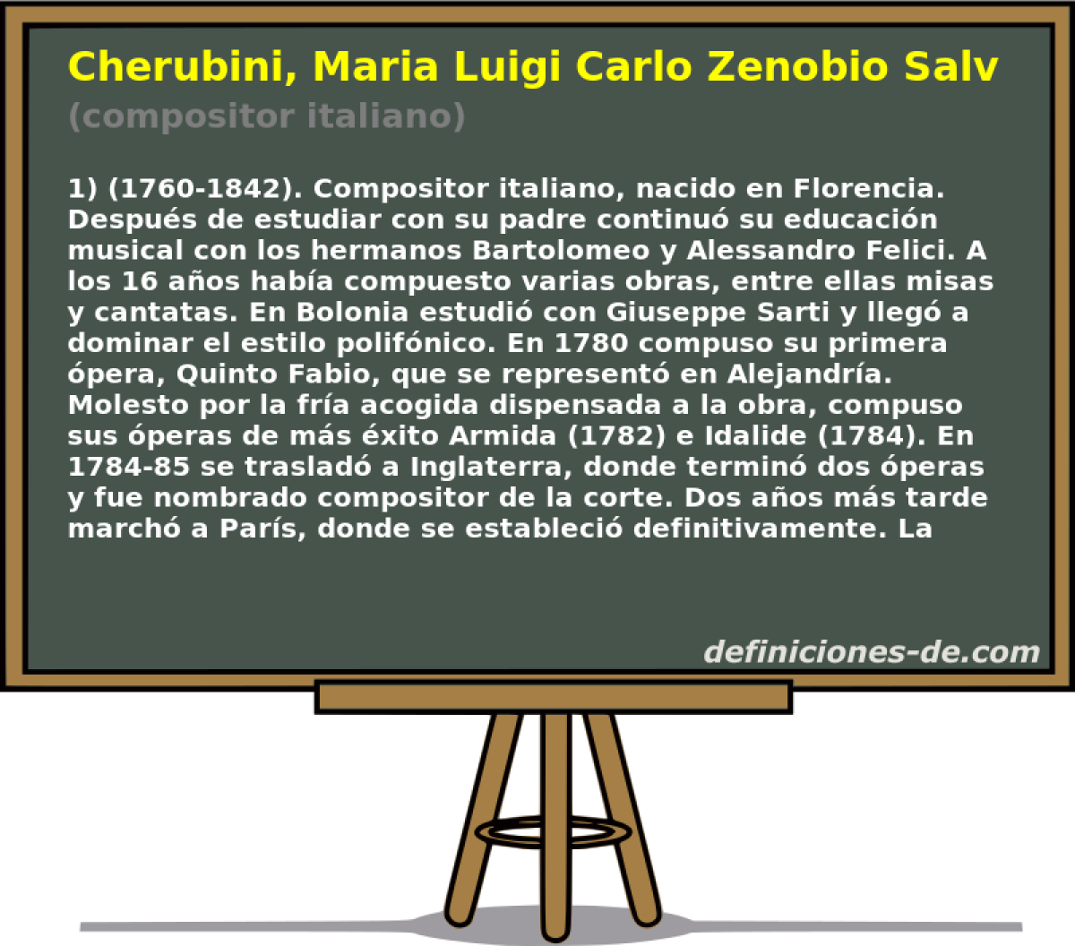 Cherubini, Maria Luigi Carlo Zenobio Salvatore (compositor italiano)