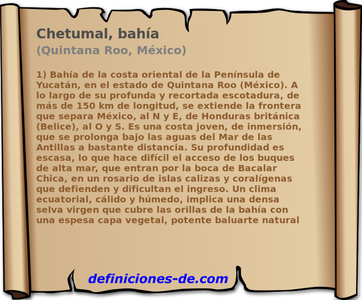 Chetumal, baha (Quintana Roo, Mxico)