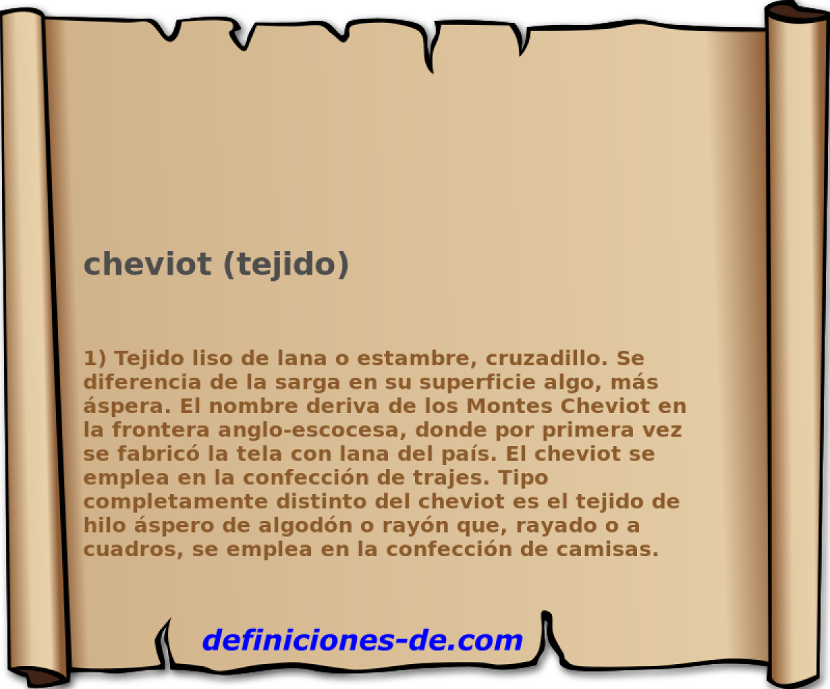 cheviot (tejido) 