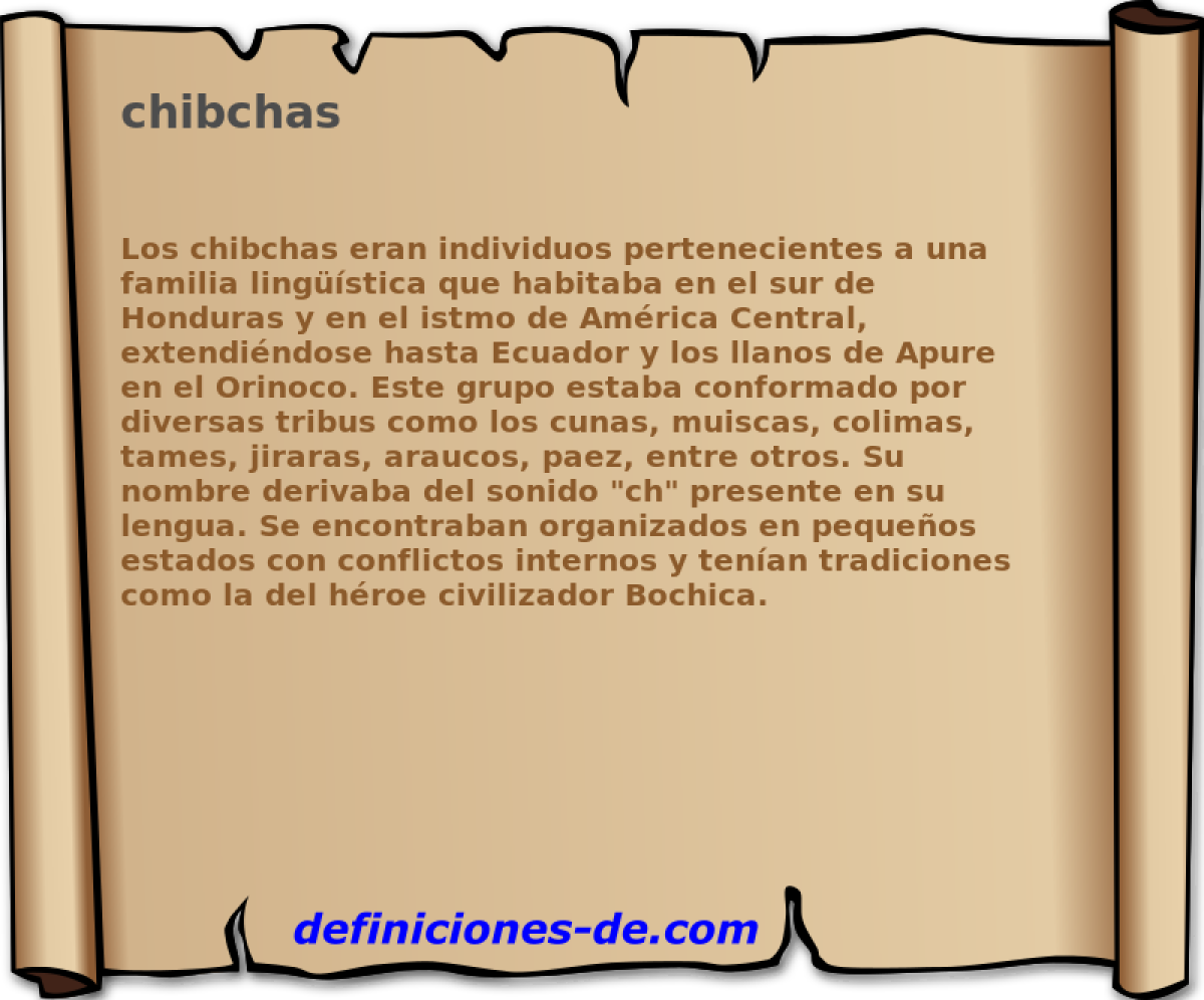 chibchas 