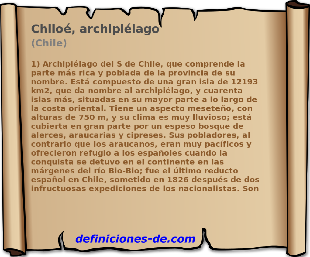 Chilo, archipilago (Chile)