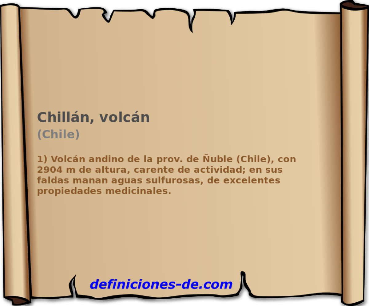 Chilln, volcn (Chile)
