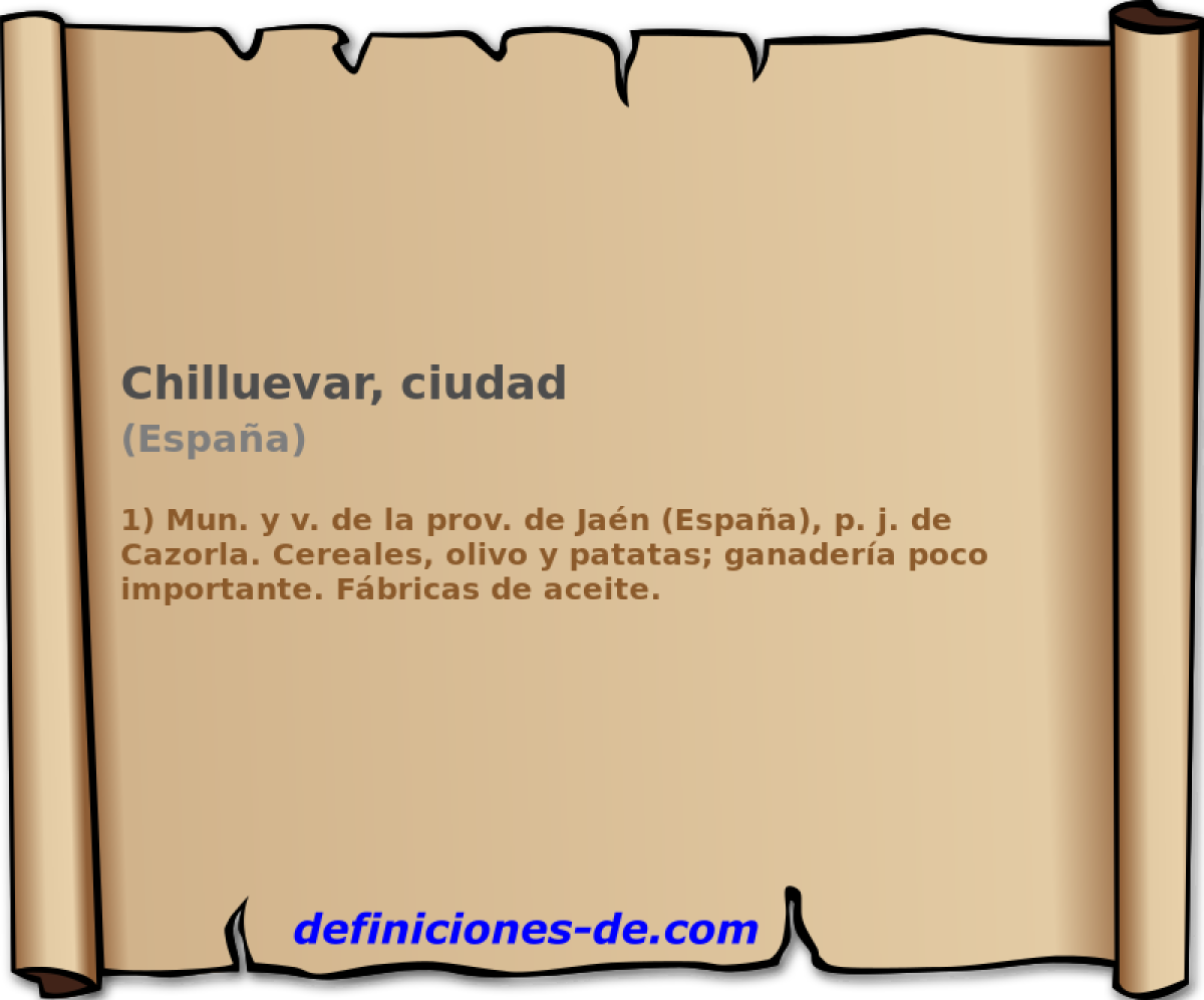 Chilluevar, ciudad (Espaa)