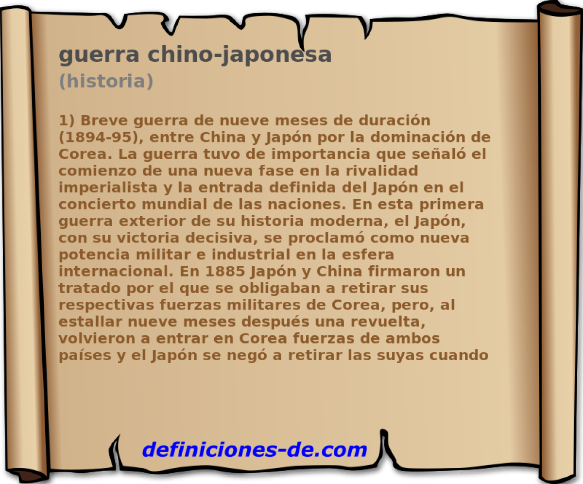 guerra chino-japonesa (historia)