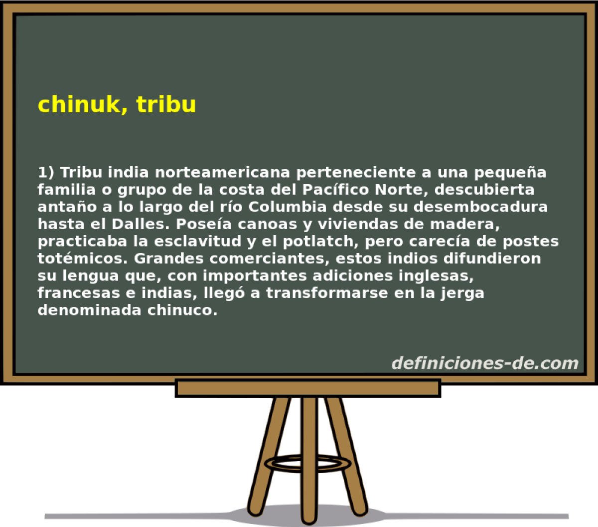 chinuk, tribu 