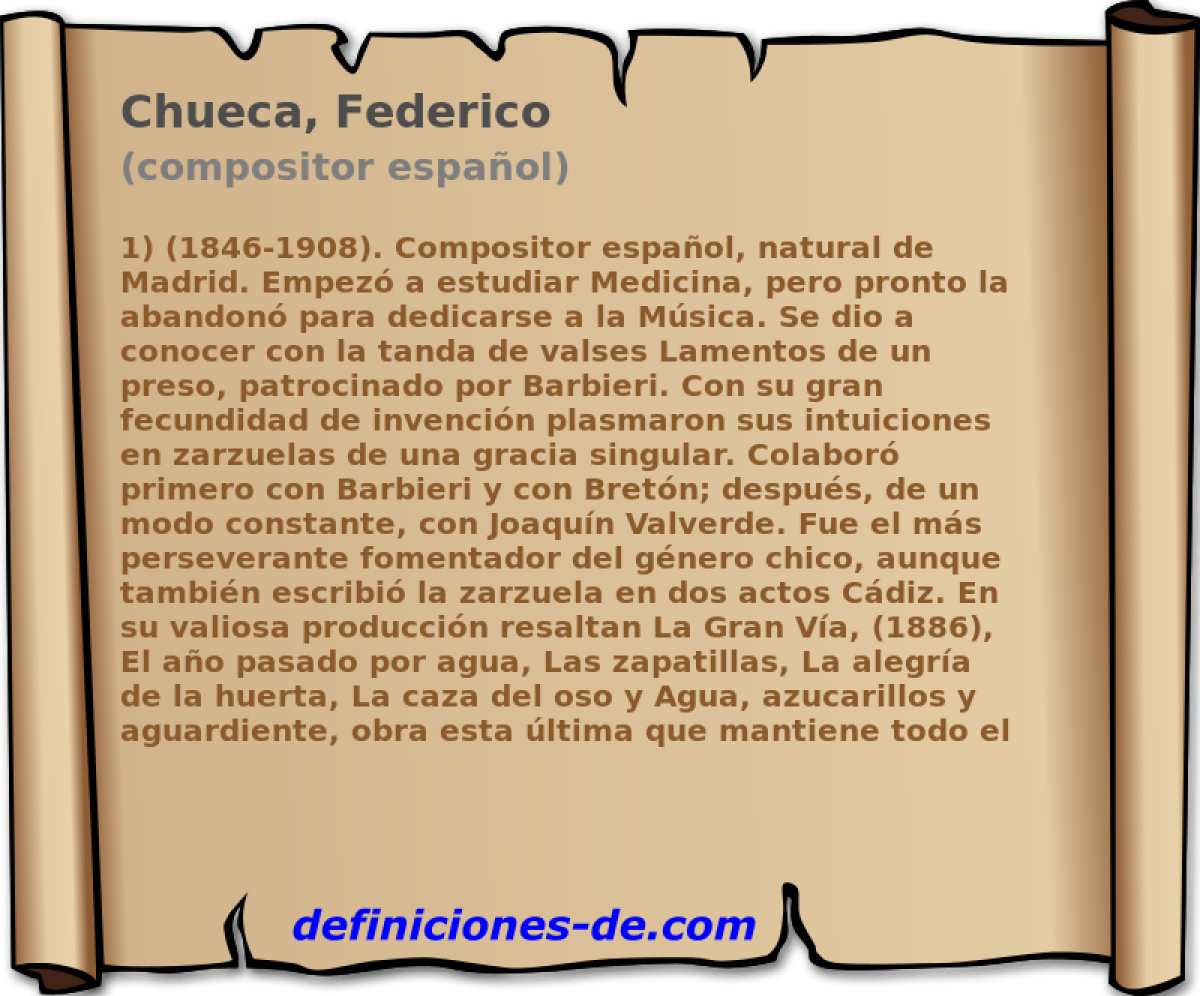 Chueca, Federico (compositor espaol)