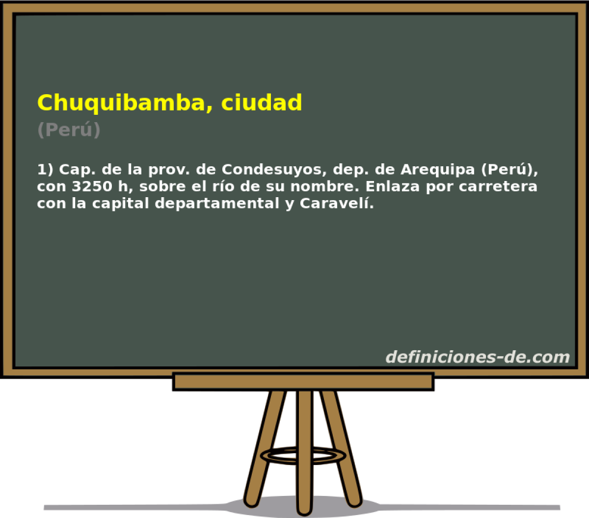 Chuquibamba, ciudad (Per)