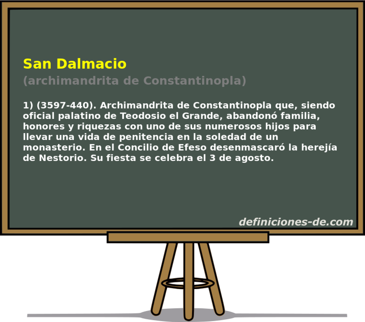 San Dalmacio (archimandrita de Constantinopla)