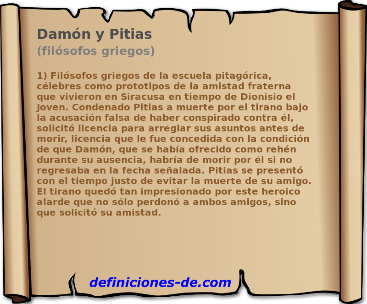 Damn y Pitias (filsofos griegos)