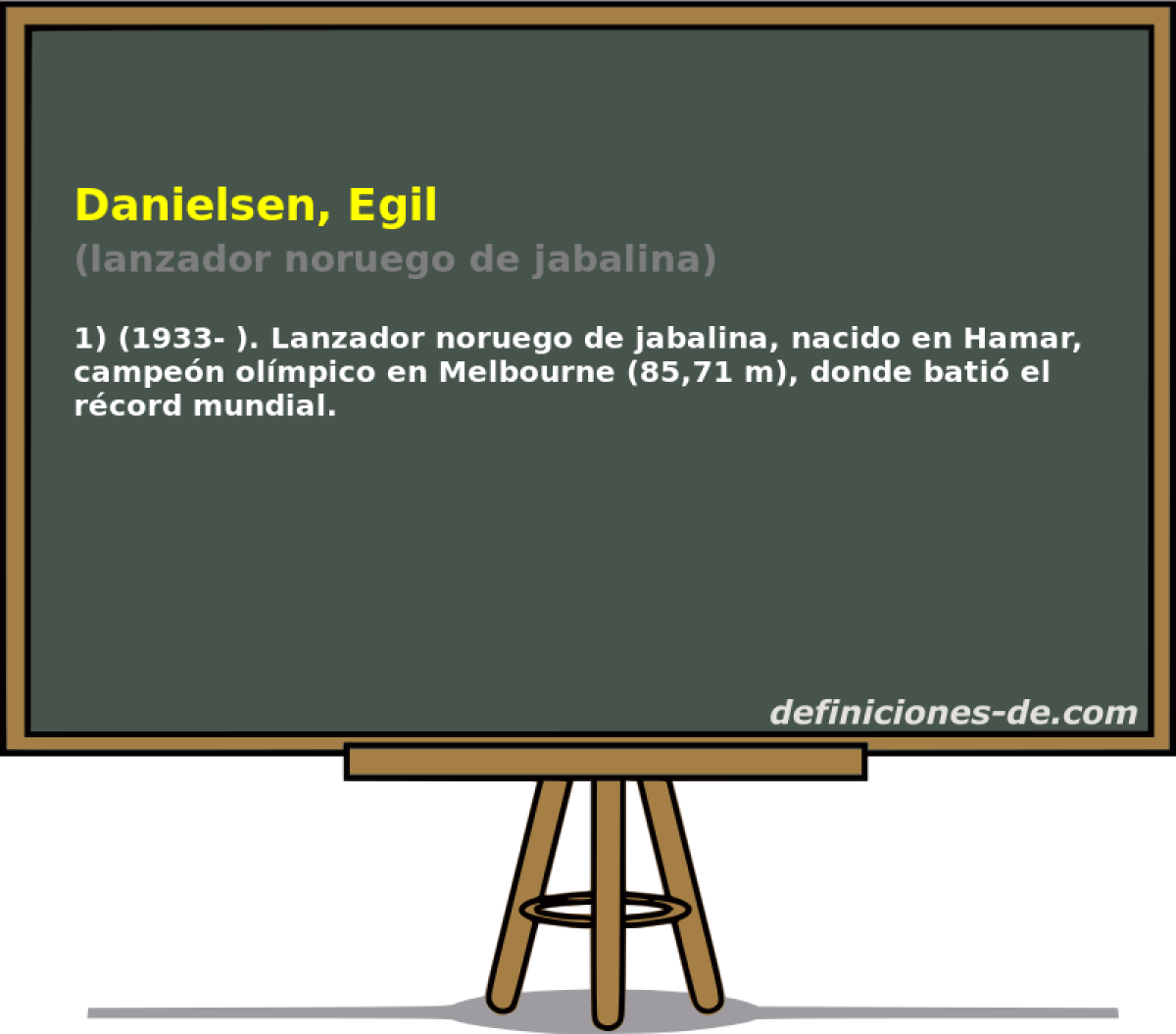 Danielsen, Egil (lanzador noruego de jabalina)
