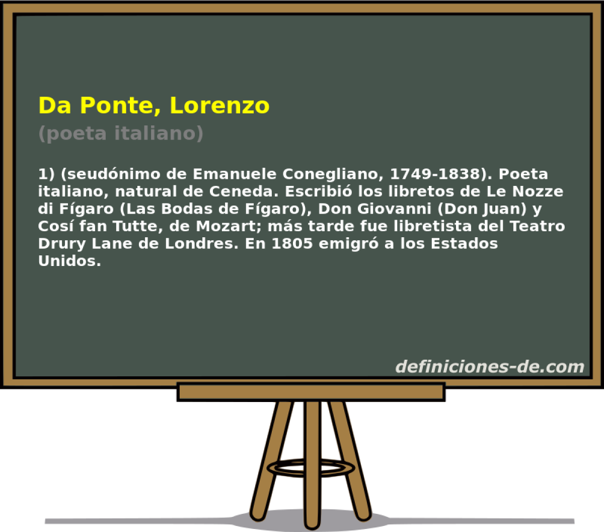 Da Ponte, Lorenzo (poeta italiano)