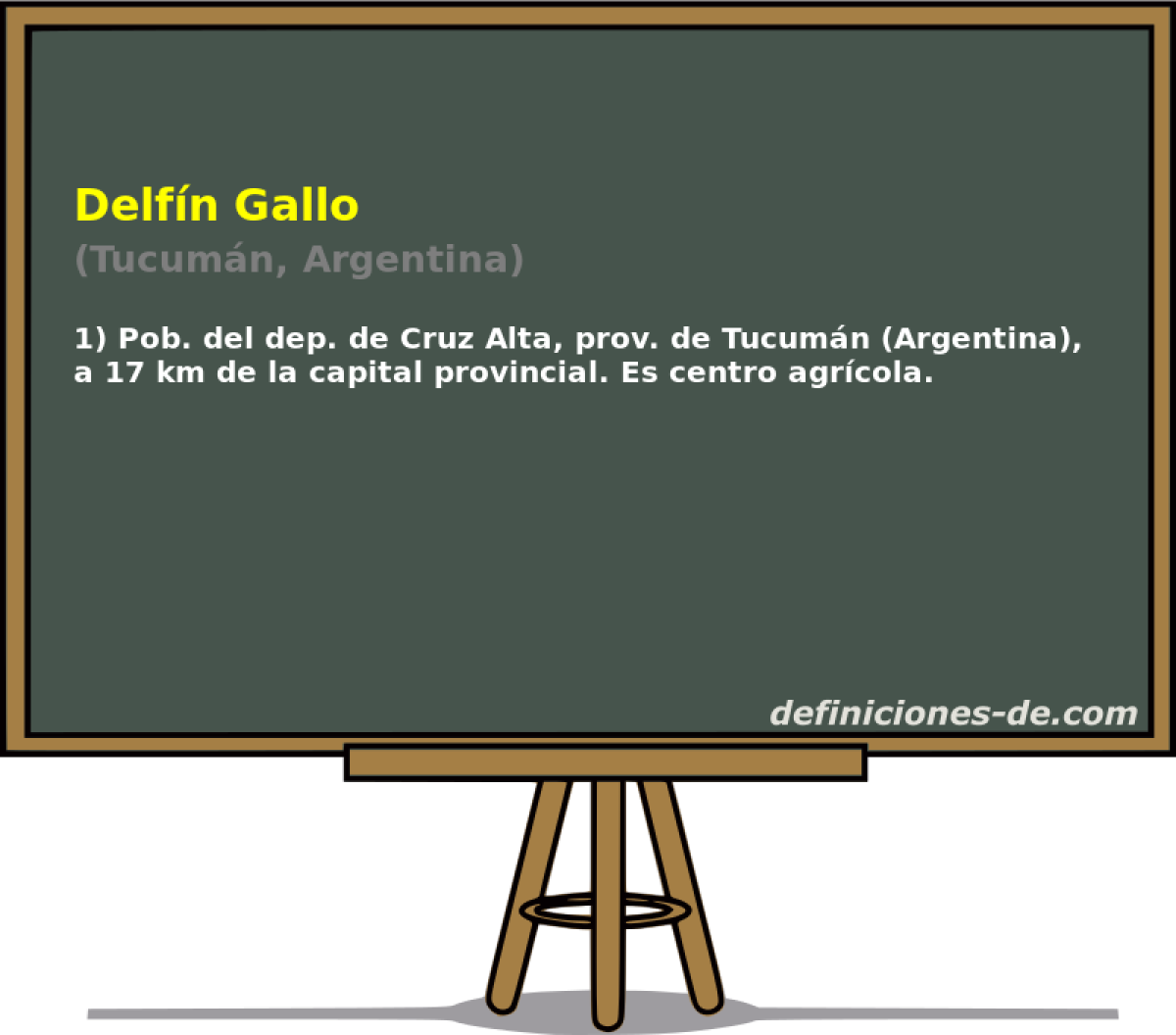 Delfn Gallo (Tucumn, Argentina)