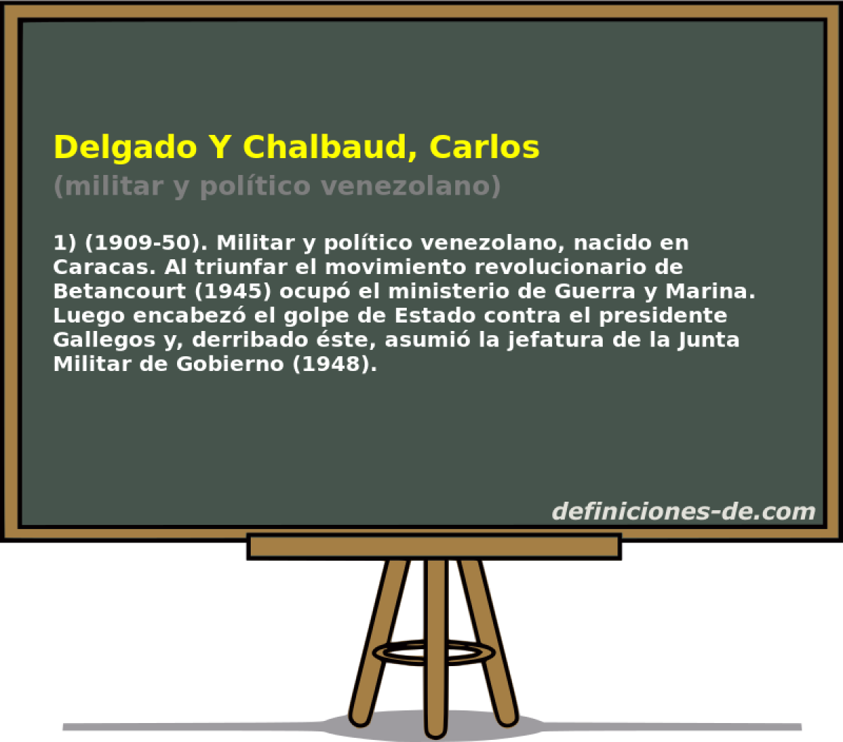 Delgado Y Chalbaud, Carlos (militar y poltico venezolano)