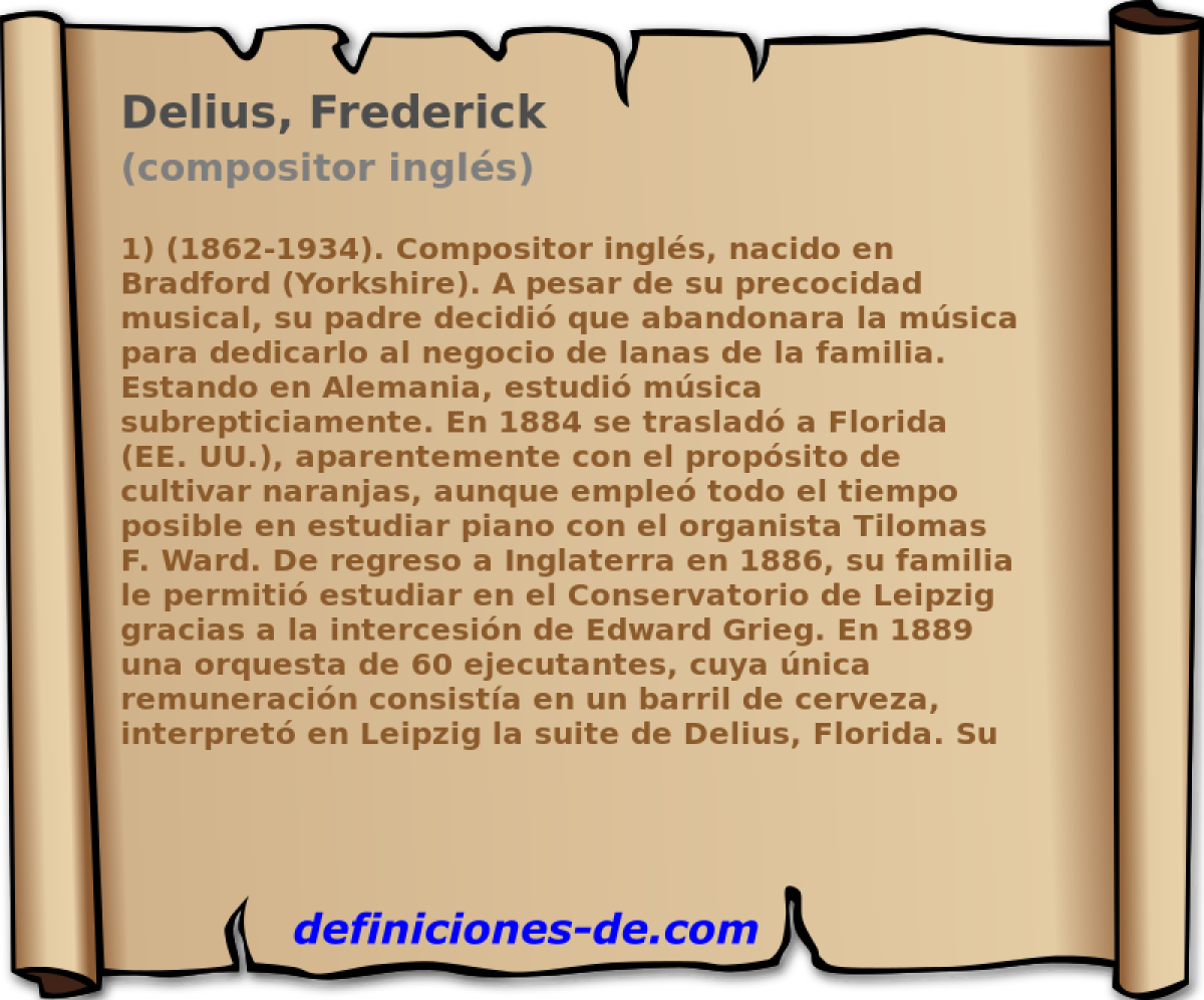 Delius, Frederick (compositor ingls)