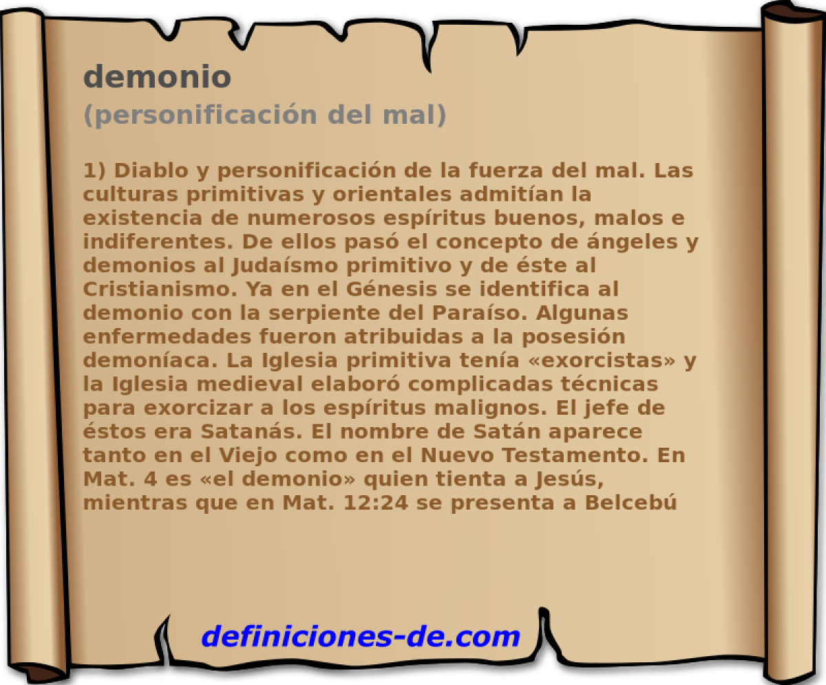 demonio (personificacin del mal)