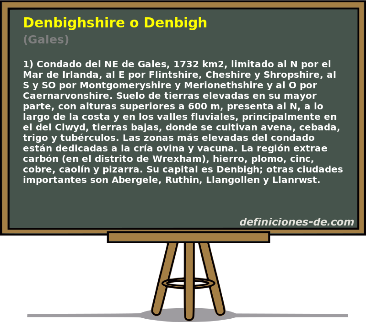 Denbighshire o Denbigh (Gales)