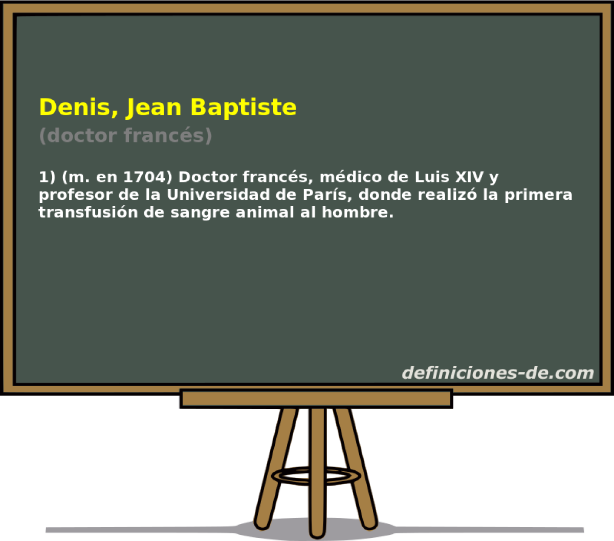 Denis, Jean Baptiste (doctor francs)