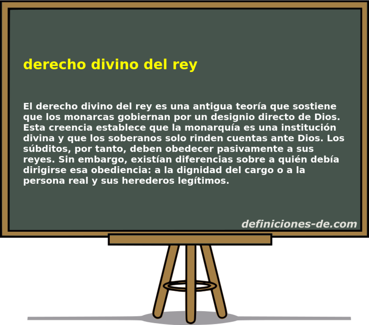 derecho divino del rey 