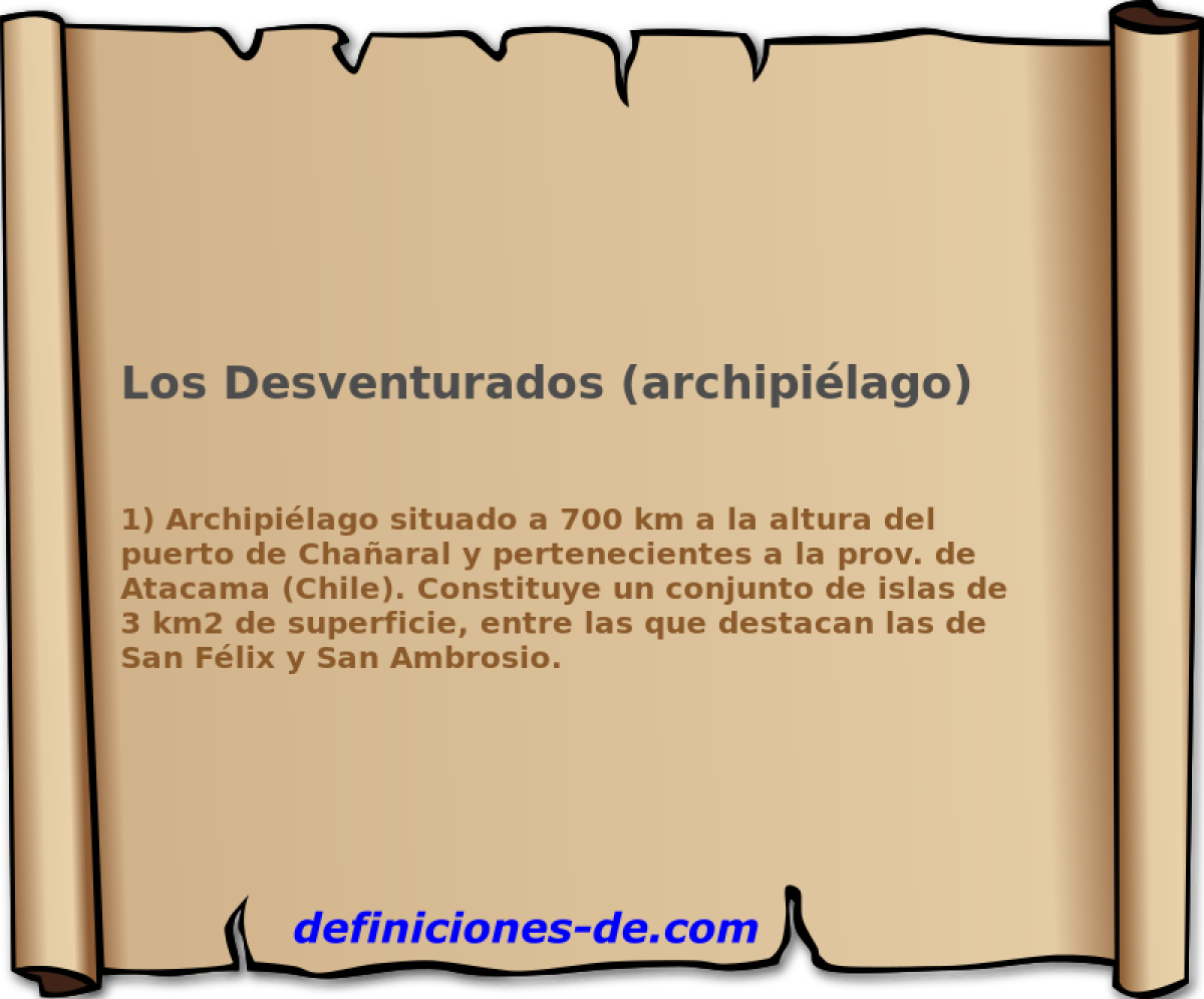 Los Desventurados (archipilago) 