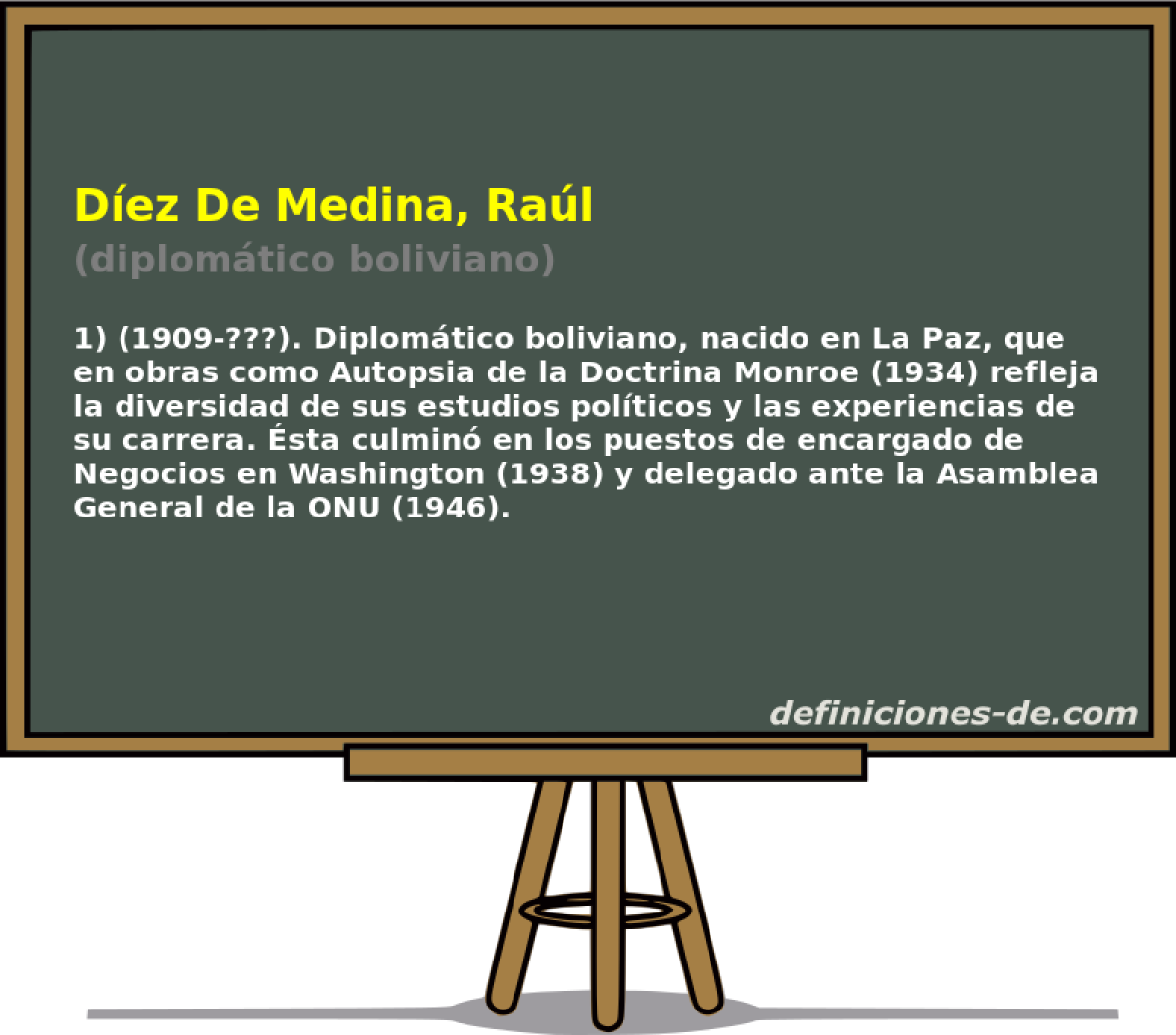 Dez De Medina, Ral (diplomtico boliviano)