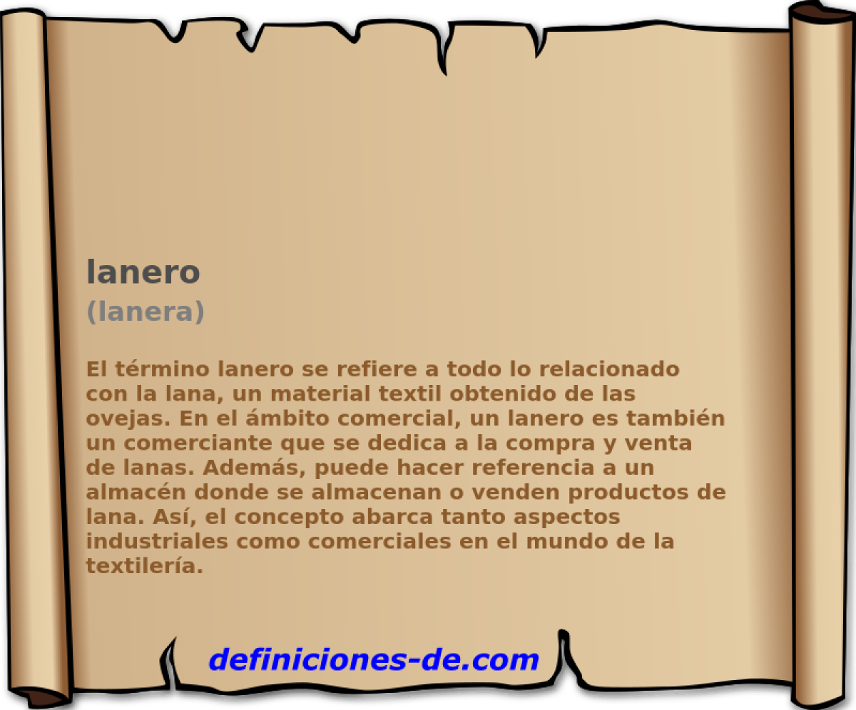 lanero (lanera)