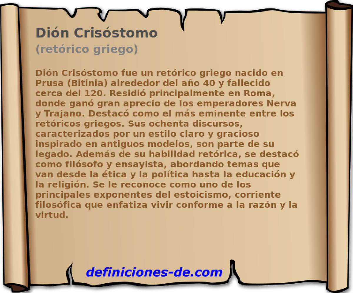 Din Crisstomo (retrico griego)